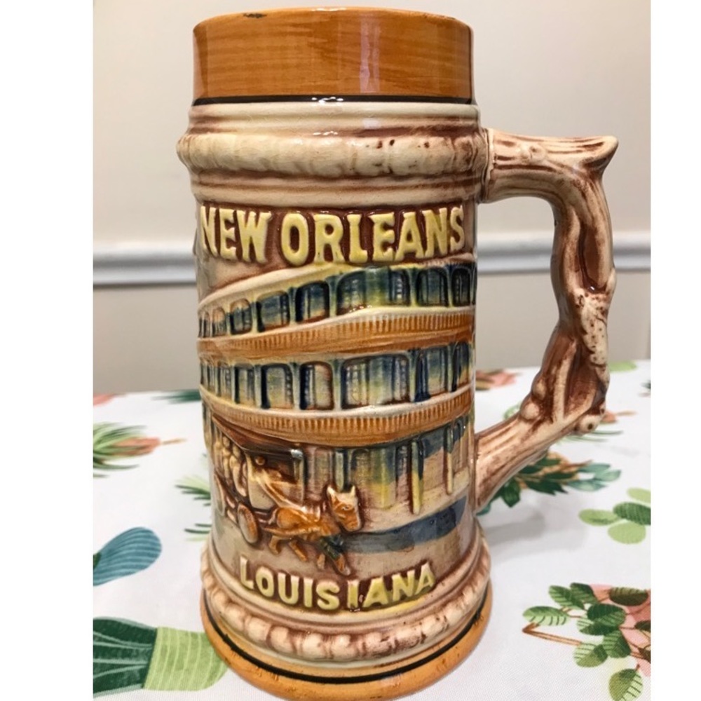 New Orleans Louisiana Bourbon Street Ceramic Mug